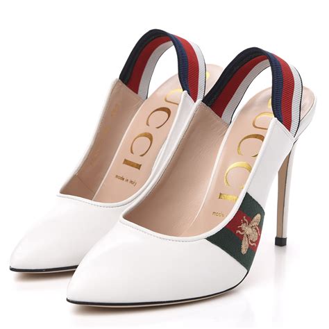 gucci white herls|Gucci Heels for Women .